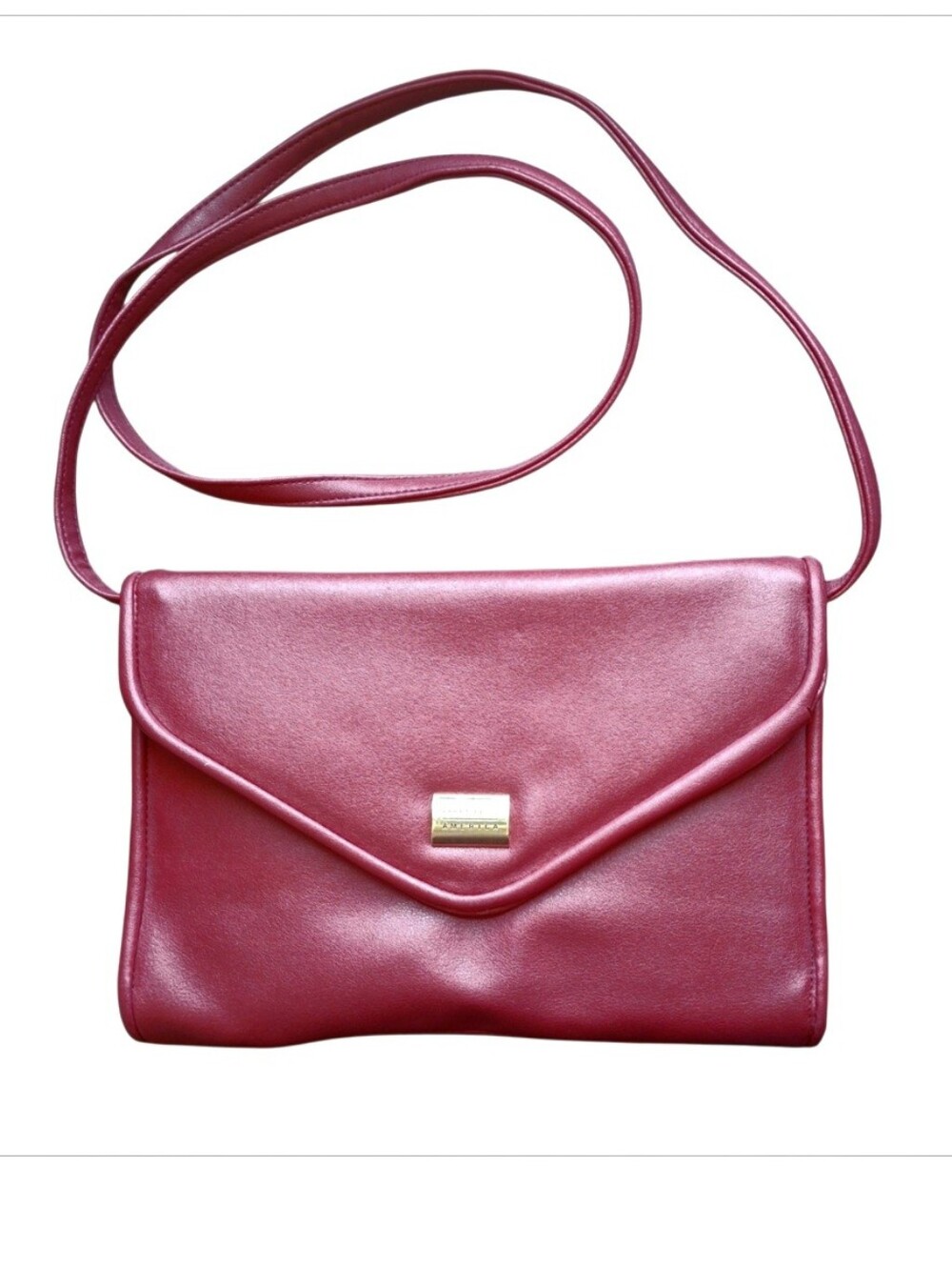 Perry Ellis Red Envelope Crossbody Shoulder Bag